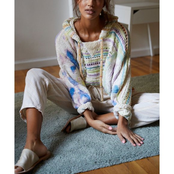 NWOT Free People Flower Child Poncho / Serene Dream - Picture 5 of 11